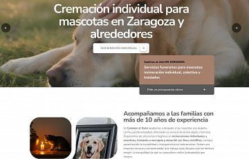Nueva página web de Caminos al Cielo desarrollada con el Programa Kit Digital