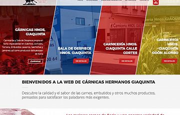 Cárnicas Hnos. Giaquinta han confiado en Gesdinet para la realización de su web