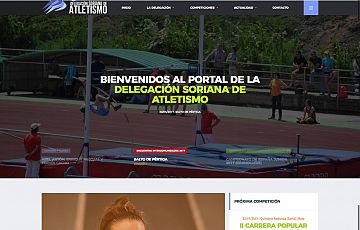 Renovada la web www.soriatletismo.com de la Delegación soriana de Atletismo