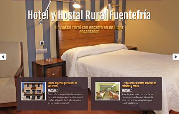 Rediseñada por completo la web del Hostal/Casa rural Fuentefría de Abejar