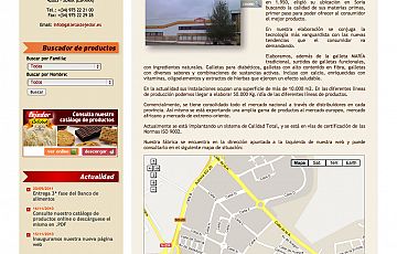 Terminada la página web de Galletas Tejedor S. A.