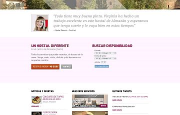 Seguimos trabajando: Residencia de Mayores La Solana, Hostal Rincón del Nazareno y web de Elena Lavilla Campo