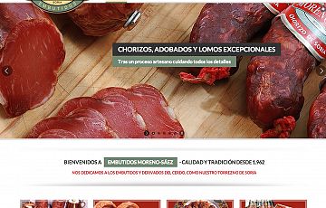 Rediseñada por completo la web de Embutidos Moreno-Sáez