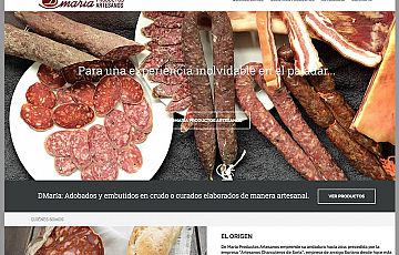 Finlizamos la web de DMaría Productos Artesanos