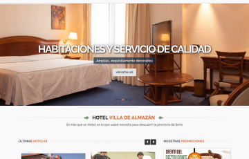 Nuevo desarrollo: Web del Hotel Villa de Almazán